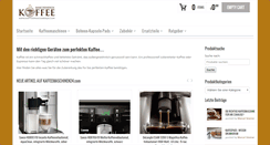 Desktop Screenshot of kaffeemaschinen24.com
